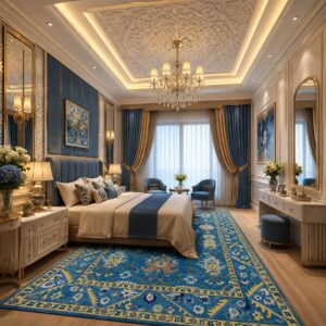 Hand knotted Rug Oushak